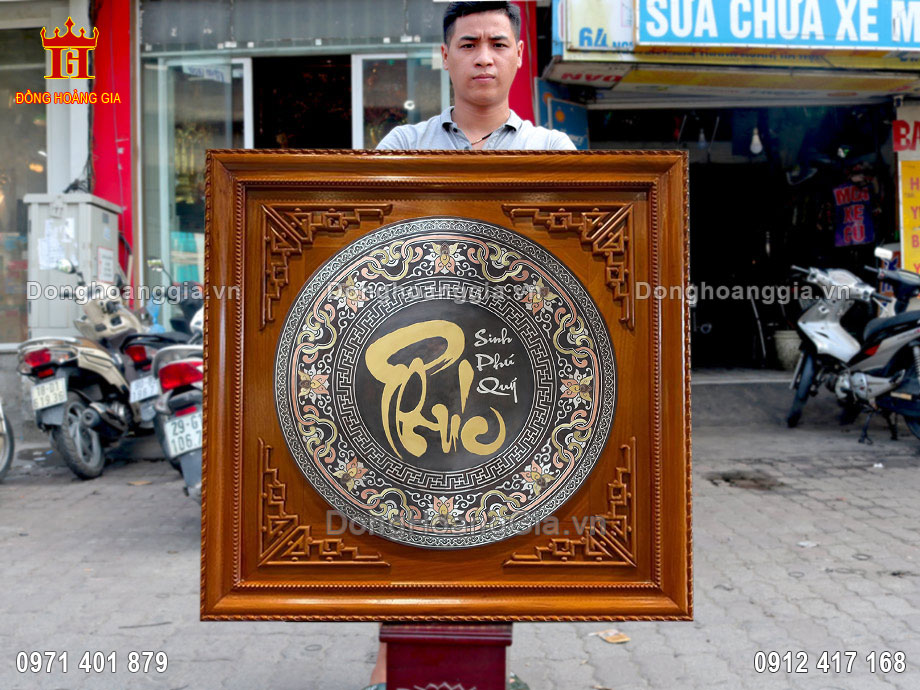 Tranh chữ phúc thư pháp khảm ngũ sắc là dòng sản phẩm cao cấp